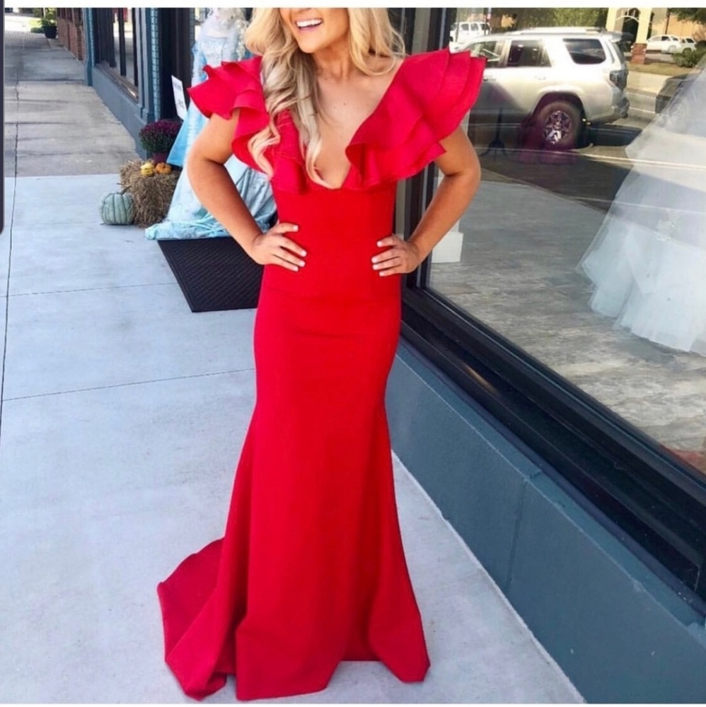 Sherri Hill Red Gown